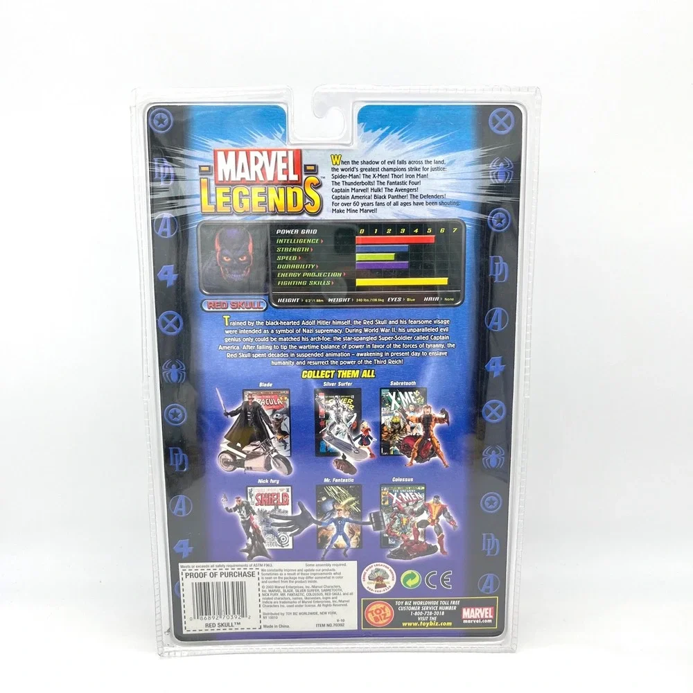 Marvel Legends Series V Red Skull Action Figure Toy Biz Comic Book Sealed